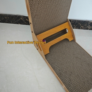 L形壁挂式猫抓挠器宠物用品耐磨家具保护猫玩具 - Product Image 6