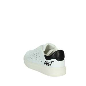 Zapatillas Deportivas Infantiles Cult Blancas y Negras Talla 33 Estilo Baloncesto - Product Image 2