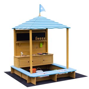 <span class=keywords><strong>Bac</strong></span> à <span class=keywords><strong>sable</strong></span> en bois avec boue, pour la cuisine, auvent pour enfants - Product Image 1