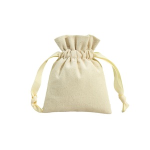Jewelry <b>Drawstring</b> Bag Brushed Cotton Linen Fabric Rectangular <b>Bracelet</b> Bangle Packaging 15x20cm 10x15cm 13x18cm 9x12cm 7x9cm - Product Image 5