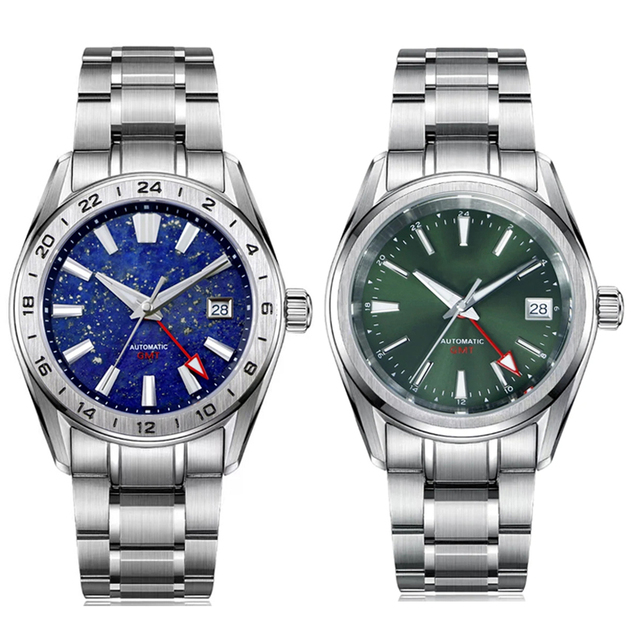 10 ATM Japan NH34 Movement Luxury Classic Automatic Men Watch GMT