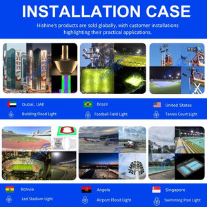 Luz LED Hishine IP66 Impermeable para Estadios, 150LM/W, Ultra Brillante, para Canchas de Baloncesto, Aeropuertos, Grandes Conciertos y Espectáculos - Product Image 6