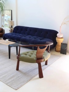 Fauteuil simple en bois massif de style <span class=keywords><strong>chinois</strong></span> avec table basse, nouveau luxe léger, <span class=keywords><strong>salon</strong></span> moderne pour salle à manger et hôtel - Product Image 4