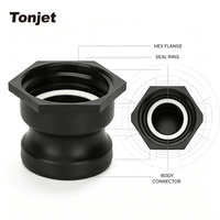 Adaptateur pour réservoir IBC de cosmétiques S60x6 femelle vers Camlock 2 pouces type A avec joint intégré et PP de qualité alimentaire pour ligne de remplissage