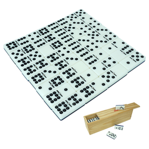 Bộ Domino Acrylic 9 Đôi Tùy Chỉnh Với Hộp Gỗ Hai Tông 55 Chiếc Khối Cho Bộ Từ Nhà Máy Domines - Product Image 2