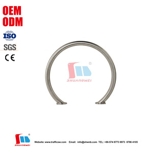 Soporte de seguridad para bicicletas de acero inoxidable de doble cara, resistente, para montaje en suelo, para exteriores, modelo CLASSIC OUTDOOR - Product Image 4