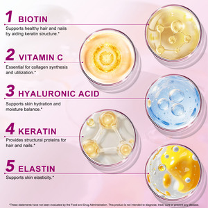 Polvere di Peptidi di <span class=keywords><strong>Collagene</strong></span> a Marchio Privato OEM Integratore Sanitario Complesso di <span class=keywords><strong>Collagene</strong></span> con Biotina <span class=keywords><strong>Acido</strong></span> <span class=keywords><strong>Ialuronico</strong></span> <span class=keywords><strong>e</strong></span> Vitamina C - Product Image 3