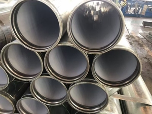 ท่อเหล็กคอมโพสิตเคลือบพีวีซีคุณภาพสูง ทนทานต่อการสึกหรอ สำหรับการกำจัดน้ำเสีย - Product Image 5