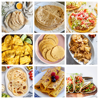 Mesin Pembentuk Tortilla Industri 220V untuk Pembuat Chapati, Roti, Tortilla Meksiko, Taco, dan Roti Pipih