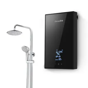 YSVO 7.5Kw 220V 110Vマルチポイント瞬時インスタント電気シャワー給湯器シャワーヘッド付き