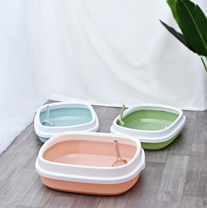 Wholesale Pet Supplies Folding Cat Litter box Cat Toliet Sifting Cat Litter Box with <strong>Pooper</strong> <strong>Scooper</strong> - Product Image 4