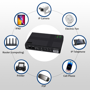 Mini onduleur DC POE, alimentation électrique, capacité de la batterie 10400mAh, monophasé, écran LCD, alimentation sans interruption pour routeur WiFi, 60Hz - Product Image 2