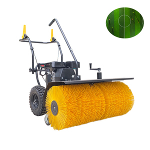 School Lawn Sanding Machine Snow Cleaning Road Dust Sweeper Artificial Grass 6.5hp Brushing Machine - Product Image 3