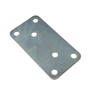 Soporte de esquina de acero al carbono chapado, duradero, para conectores de armarios - Product Image 2