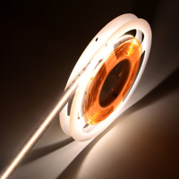 Bande LED sans points haute densité 2216, 24V DC, dimmable, CRI90, flexible, pour meubles de maison, plafond, certifiée CE UL, bande LED haute densité