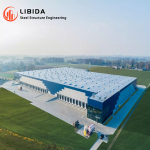 Atelier, entrepôt, salle d'exposition en structure métallique personnalisée, entrepôt <span class=keywords><strong>pas</strong></span> <span class=keywords><strong>cher</strong></span> à vendre - Product Image 1