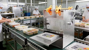 Máquina Selladora Manual de Bandejas de Alimentos, Máquina Empacadora de Bandejas de Alimentos - Product Image 3