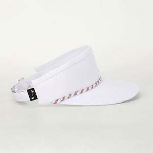 Gorra de Visera Deportiva con Logotipo Bordado Personalizado al por Mayor de Fábrica BSCI, Protección Solar UV, Secado Rápido, Visera Blanca para Golf - Product Image 4