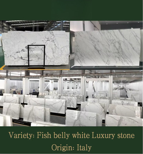 Marbre blanc Calacatta naturel poli personnalisable, design de luxe pour sol, marbre blanc pour plan de travail - Product Image 5
