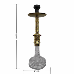 Vente en gros de grandes chichas arabes en résine, achetez un ensemble de narguilé en verre en forme de hibou - Product Image 6