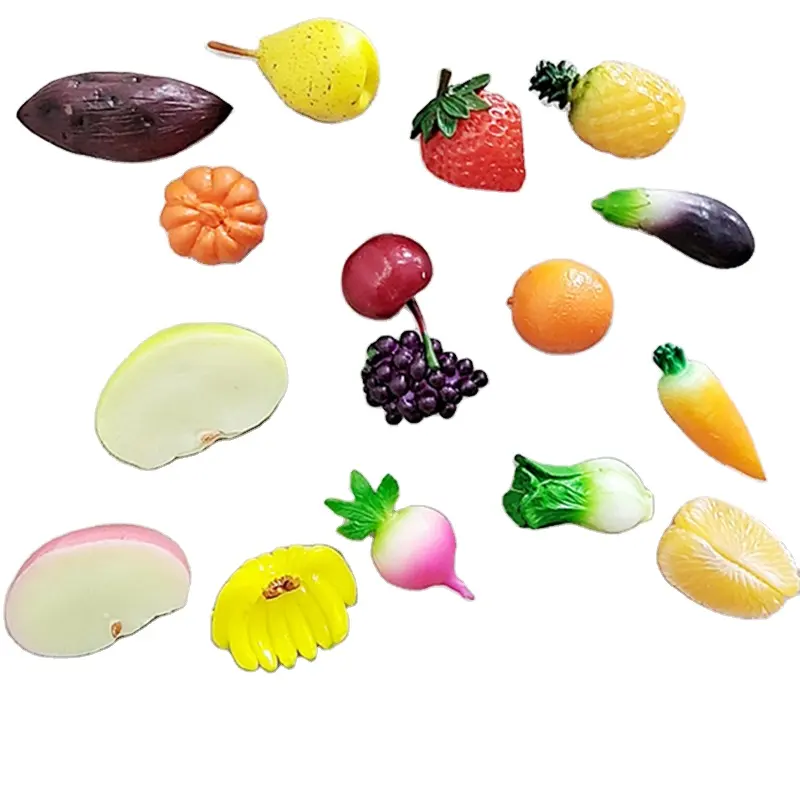 सिमुलेशन मॉडल फ्रिज फल बच्चों के लिए जन्मदिन का उपहार नरम पीवीसी रबर फल फ्रिज मैग्नेट चुंबक 3d खाद्य फ्रिज मैग्नेट बिक्री