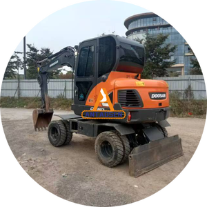 Excavatrice d'occasion Doosan DX60W de Corée Machine à pneus de 6 tonnes avec roues de 60W Les composants principaux incluent la vente d'engrenages de moteur de pompe à moteur - Product Image 5