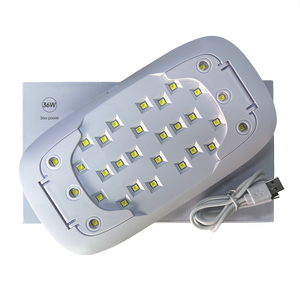Portable haute puissance <span class=keywords><strong>UV</strong></span> durcissement <span class=keywords><strong>lampe</strong></span> à ongles blanc <span class=keywords><strong>LED</strong></span> <span class=keywords><strong>24</strong></span> Watts US/EU Plug Gel Table minuterie professionnel pour ongles Logo personnalisable - Product Image 3