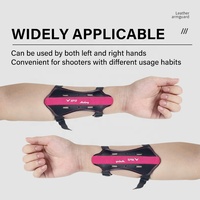Protège-bras pour enfants SPG Archery, ensemble arc recurve et flèches, en cuir PU, réglable, équipement d'entraînement pour le protection du bras.
