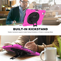 Nouvelle conception de sangle bandoulière en silicone + PC, étui de protection intégrale à 360° pour tablette Xiaomi Pad 7 11,2 pouces, étui de protection pour tablette Pad 7 Pro