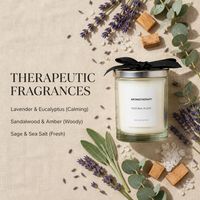 Bougie parfumée artisanale de qualité supérieure en cire de soja dans un bocal en verre transparent moderne, aromathérapie romantique pour la Saint-Valentin, Noël, Diwali