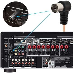 <span class=keywords><strong>Antenne</strong></span> de voiture AM/FM/DAB avec portée 88-108MHz Prise rapide F externe double parallèle transparente pour radio - Product Image 5