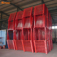 Système de rayonnage industriel en métal pliable, robuste, anti-corrosion, pour usage extérieur, livraison rapide, homologué CE.