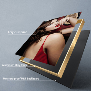 Ritratto astratto decorativo per la casa pittura <span class=keywords><strong>in</strong></span> <span class=keywords><strong>vetro</strong></span> acrilico arte decorazione della parete donne porcellana poster immagine stampa UV pittura di cristallo - Product Image 6