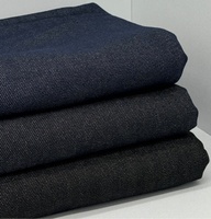 Tela vaquera cruda original Lizhi sin lavar, de fibra de bambú/elástica de acrílico, sarga lisa para jeans