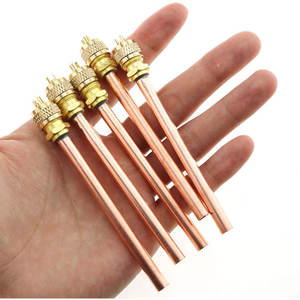 Pièces détachées pour climatiseurs et réfrigérateurs Réfrigérateur Valve de charge en cuivre Accès 5/16 "<span class=keywords><strong>1</strong></span>/<span class=keywords><strong>4</strong></span>" - Product Image 1