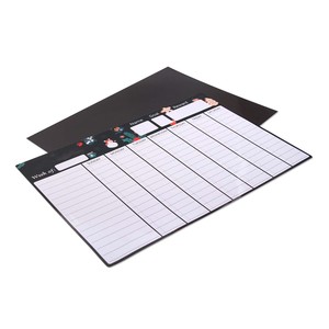 Logo personnalisé Enfants Apprentissage Papier Réfrigérateur Aimant Calendrier <span class=keywords><strong>Hebdomadaire</strong></span> Mensuel Planification <span class=keywords><strong>Magnétique</strong></span> Effaçable À Sec Tableau Blanc - Product Image 5