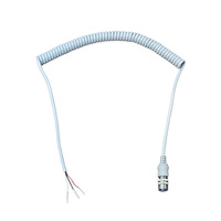Câble de ressort gris PE brillant 3 conducteurs en cuivre pour machine à polir les lance-pierres, fil de poignée Guoqun GQ/XXX, vente en gros en stock