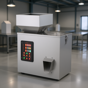 Machine de remplissage automatique de poudre Vevor, capacité de 1 à 100 g, emballage en bouteille, contrôle électrique PLC, haute précision - Product Image 2