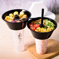 Moulage par Injection, plastique, Boba bulle de thé, plateau à aliments PP, tasse à boire en plastique, jetable, 650ml, livraison gratuite