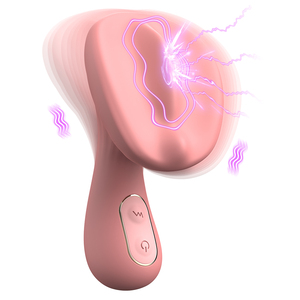 BANSEY Vibrateur Clitoridien de Poche 10 Vitesses avec Coussinet en Silicone Ondulé, Idéal pour les Voyages, Stimulateur de Mamelons, Masseur pour Orgasme Féminin - Product Image 3