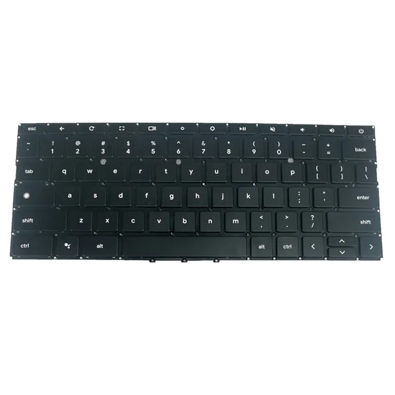 Teclado do portátil para google piexibook go GA00519-US inglês eua preto/rosa