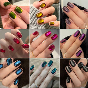 ZRKGEL Automne Hiver 9 Couleurs Hema/Tpo Free Vernis à ongles gel magnétique longue durée effet œil de chat Ensemble de vernis gel brillant à label privé - Product Image 4