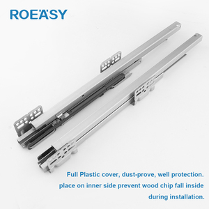 Roeasy Td195pt Slim Mềm Đóng Ngăn Kéo Hộp Ngăn Kéo Trượt Tự Động Cửa sổ bật lên Nhà Bếp Ngăn Kéo Runner Hệ Thống - Product Image 5
