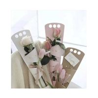 Papier d'emballage personnalisé pour bouquet de roses Coffrets cadeaux de fleurs à la main Vente en gros de boîtes florales pour bouquets