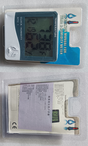 Grande demande Thermohygromètre intérieur HTC1 haute précision, température, humidité, horloge, alarme, grand capteur de température LCD - Product Image 6