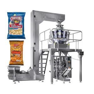 Otomatik kuru gıda taneleri patlamış mısır paketleme makinesi kese fındık tartı dolum paketleme makinesi