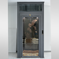 Ascenseur hydraulique électrique compact sans fosse, économique, pour usage intérieur/extérieur, villas, appartements et rénovation de maisons