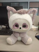 Peluche interactive intelligente personnalisée avec IA, animal en peluche doux, doudou brodé pour cadeau et jeu