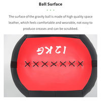 Balones Medicinales de Cuero Suave con Peso TOPTONS para Entrenamiento de Fuerza, Balones de Pared para Gimnasio, Ejercicio Físico