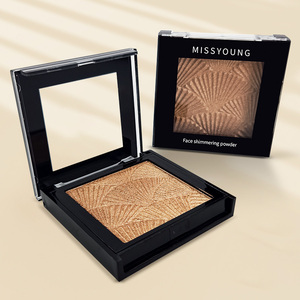Venta al por mayor de alta calidad personalizar brillo resaltador paleta de polvo contorno facial <span class=keywords><strong>maquillaje</strong></span> resaltar <span class=keywords><strong>cuerpo</strong></span> <span class=keywords><strong>bronceador</strong></span> - Product Image 1